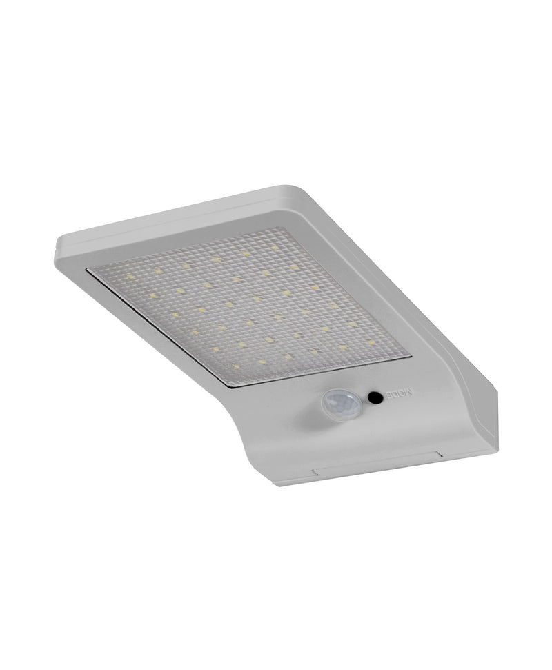 3W, 320lm, DoorLED Solar Sensor, 4000K, IP44, 110x192mm, LED Ulkoseinävalaisin aurinkokennolla Osram