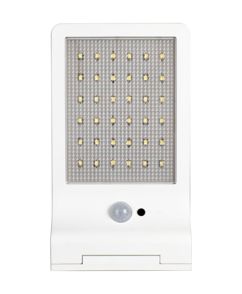 3W, 320lm, DoorLED Solar Sensor, 4000K, IP44, 110x192mm, LED Ulkoseinävalaisin aurinkokennolla Osram
