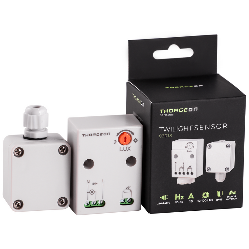 Hämäräkytkin MAX 300W IP65 Thorgeon