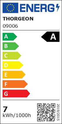 7W, 200lm, LED-Nachtischleuchte, 3800K/4600K, dimmbar, kabelloses Laden 5V 1A, schwarze Thorgoen LED-Tischleuchte