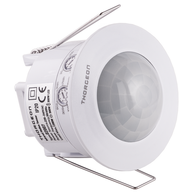 Uppoasennettava PIR Liiketunnistin 6m MAX 800W IP20 Thorgeon