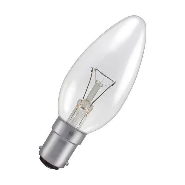 Patron Kerzenlampe B15d 40 W, 240 V – klar, 35 x 100 mm
