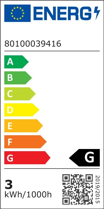 3W, 180lm, Big Johnny DIM G150, E27, 2000K, goldfarbene LED-Lampe