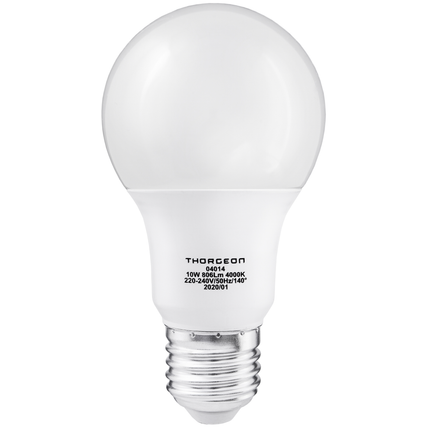Thorgeon LED-lamppu E27 9W 810lm GEN2 – 3000K/4000K, 140°, huurrettu, 60x110mm