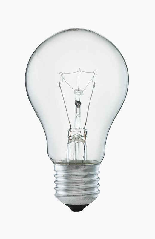 230V, 100W, 1080lm, A55, E27, 55x90mm, Hehkulamppu Patron