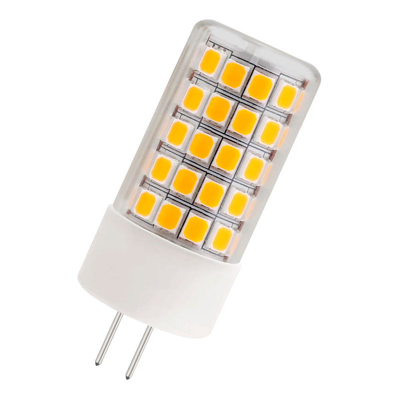 4,5 W, 12 V AC/DC, 520 lm, GY6.35, 2700 K, 18,2 x 47 mm, dimmbare LED-Lampe