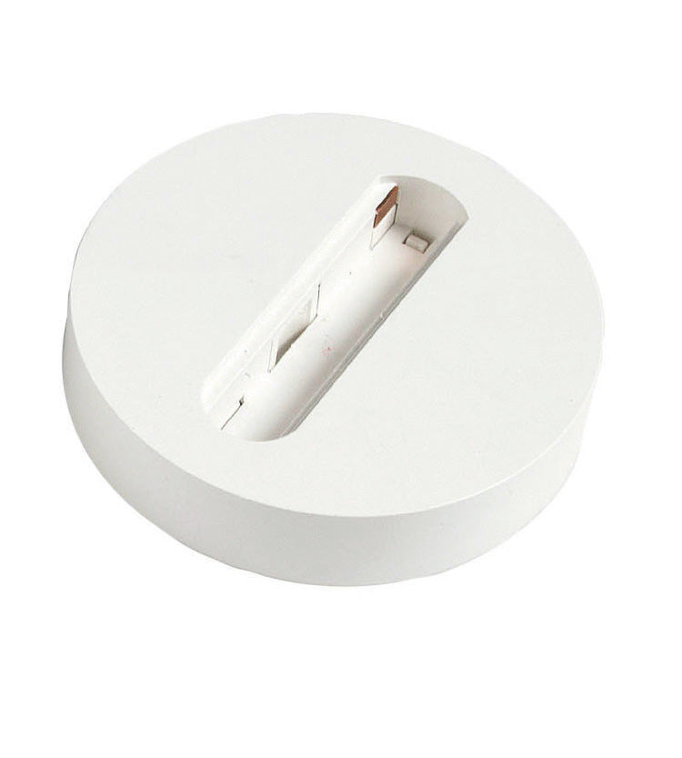 Montageplatte MONOPOINT Ø 100×20 MM für 1-Phasen-Schiene weiß Sylvania