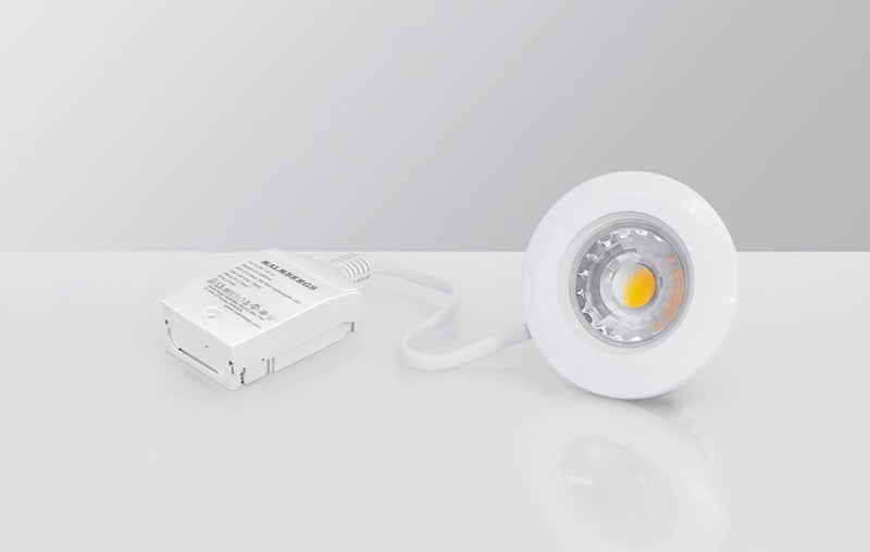 5W, 350lm, MD-99 IP44, 2700K, 27x75mm, LED Alasvalo