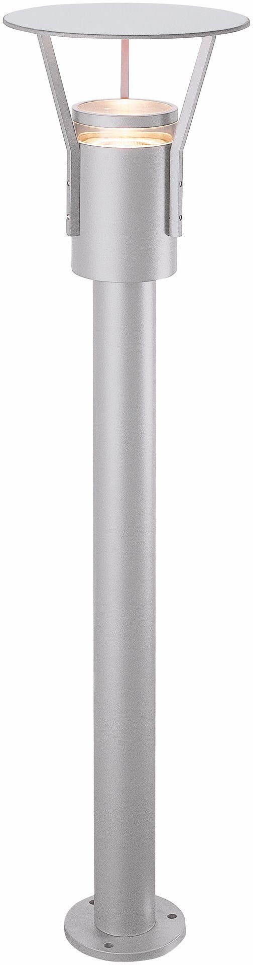 Eklof II Pollarivalaisin IP54, E27 Polttimolle Max 10W, 1000mm, Tumman harmaa ja Hopea