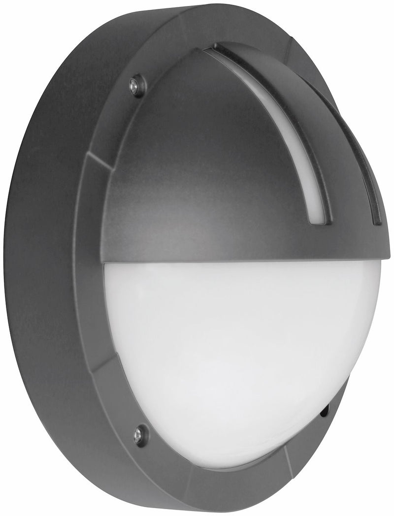 Esbo III Lampenkörper IP65, für GX53 Lampe Max 12W, Dunkelgrau, Weiß und Silber