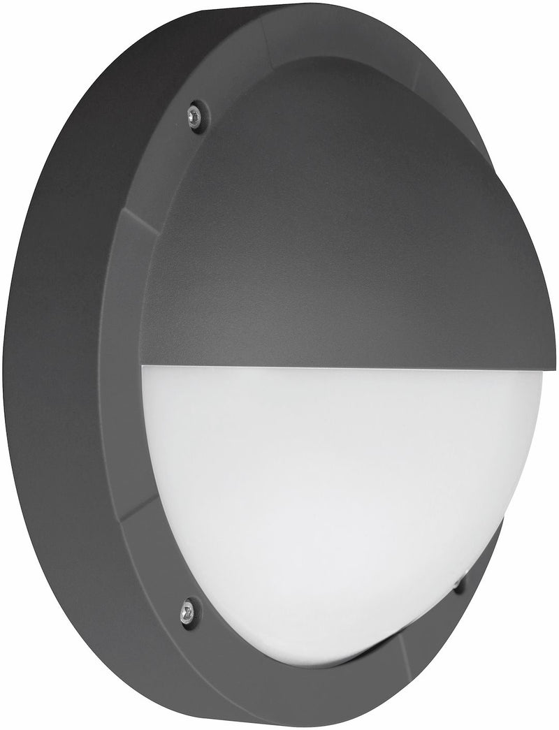 Esbo IV Lampenkörper IP65, für GX53 Lampe Max 12W, Dunkelgrau, Weiß und Silber
