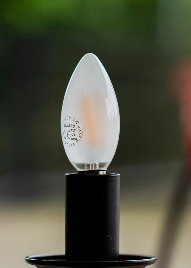 1W, 100lm LED Party Bulb Candle C35, E14, 2700K, LED lamppu