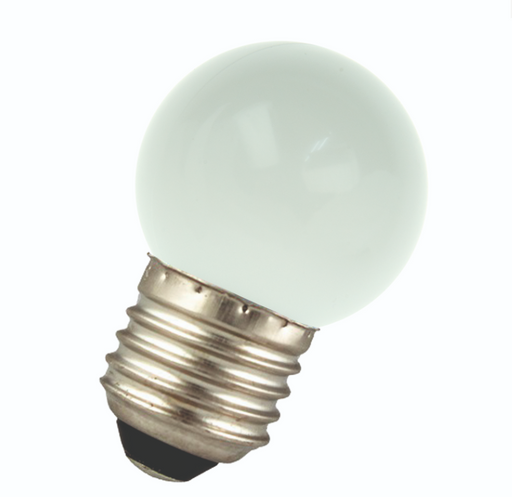 1W, 70lm Party Bulb LED Ball G45, E27, 2800K LED-lamppu - Lumenled Oy
