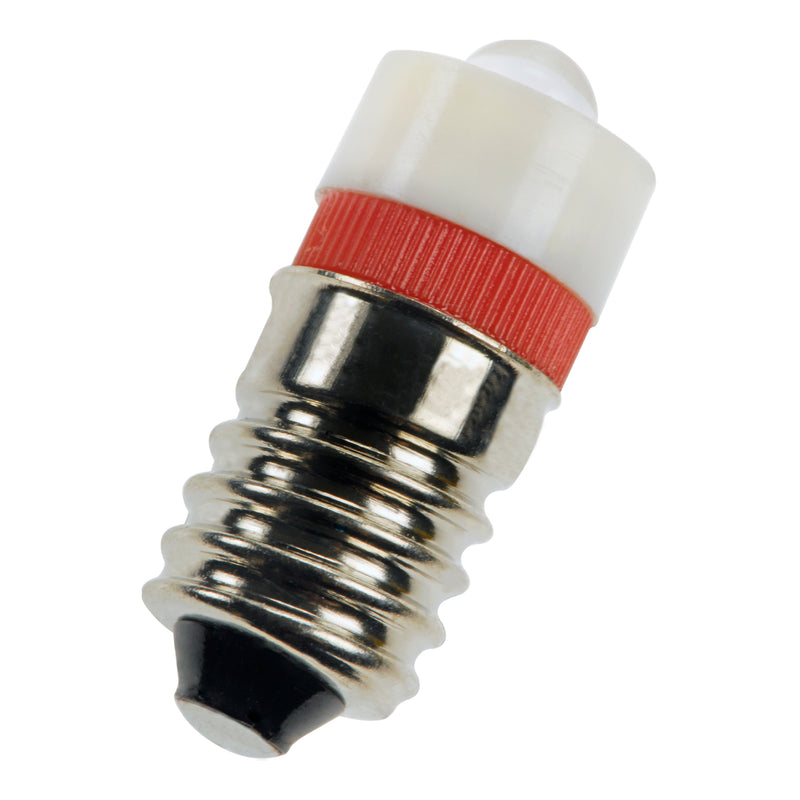 0.38W, 5lm, 24-28V AC/DC, 10x24mm, E10, LED Merkkilamppu