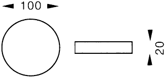 Montageplatte MONOPOINT Ø 100×20 MM für 1-Phasen-Schiene weiß Sylvania
