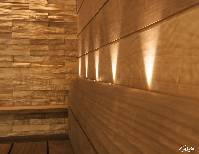2.1W, 136lm, VPL25-E518, 8-Fiber LED Sauna Lighting Kit Cariitti