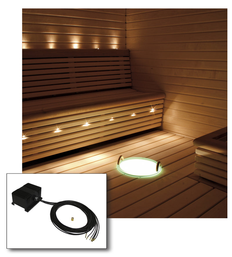 2.1W, 136lm, VPL25-E518, 8-Fiber LED Sauna Lighting Kit Cariitti